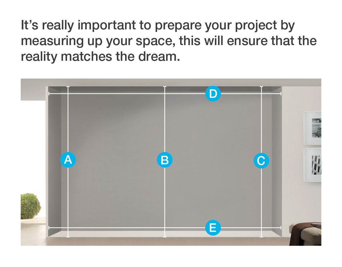 How to measure & install sliding wardrobe doors Ideas & Advice DIY